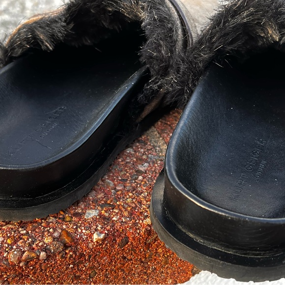 NWOB $99 Kurt Geiger London Suede Hatton Slippers / Mule - Picture 8 of 9